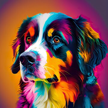 art pictures of dogs