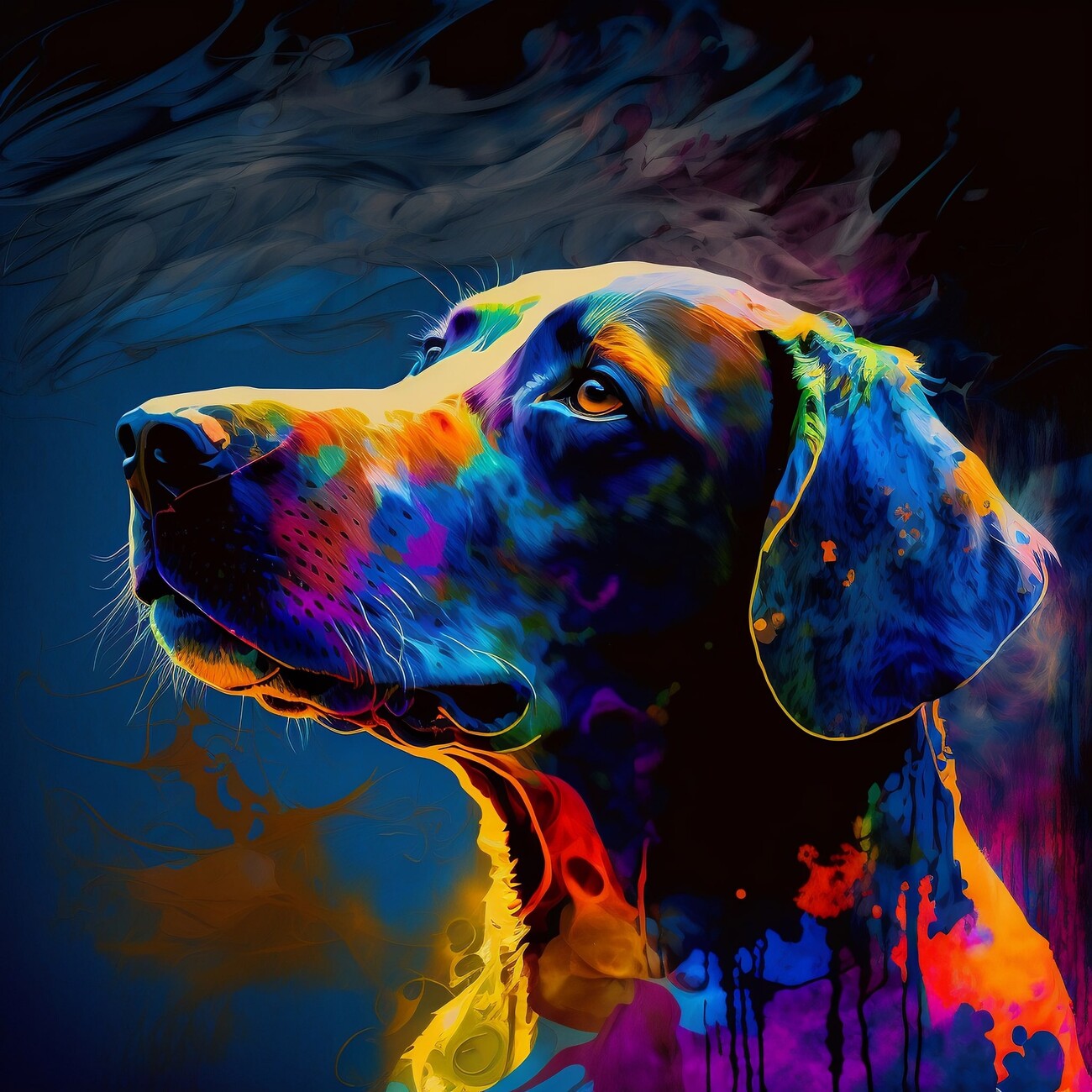 art pictures of dogs