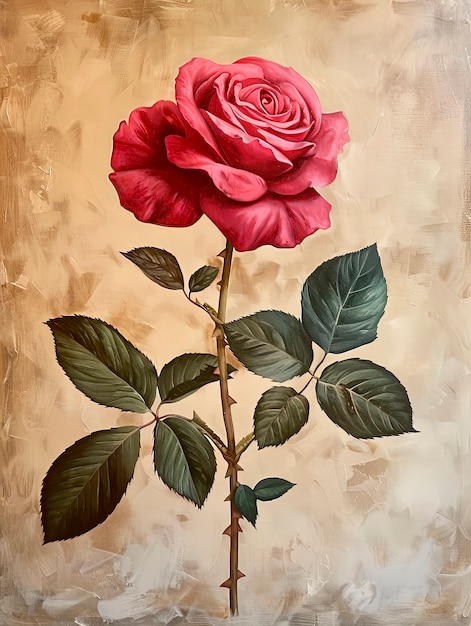 art pictures of roses