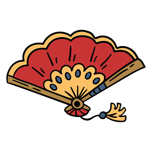 asian fan cliparts