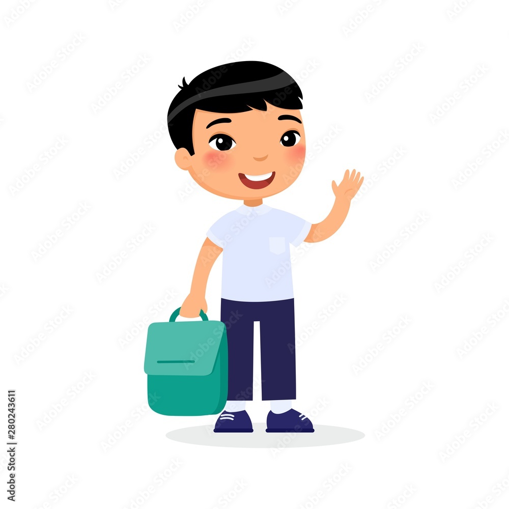 asian student cliparts