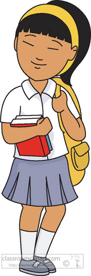 asian student cliparts