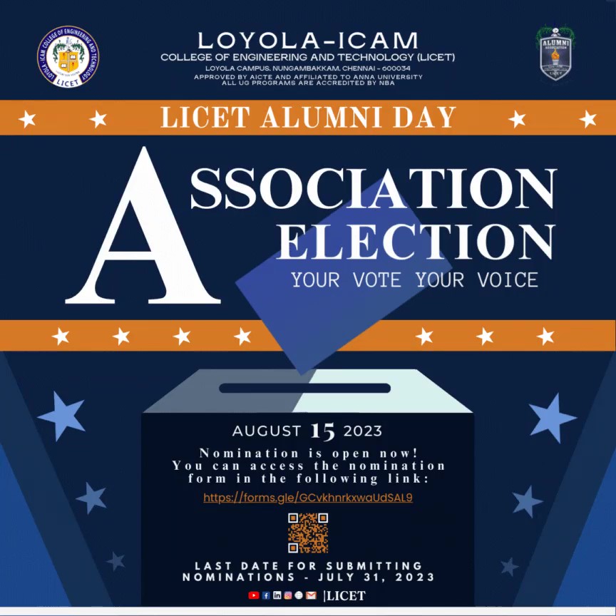 LICET Alumni Association Election 2023 – LICET