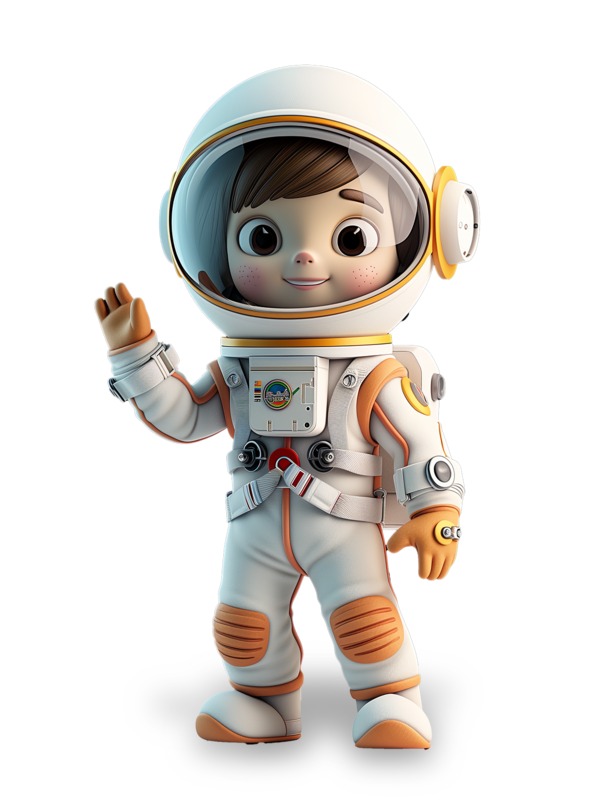 Kid Astronaut Clipart - A symbol of aspiration