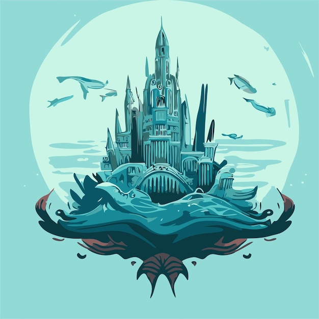 Atlantis vector 2 | Premium AI-generated vector