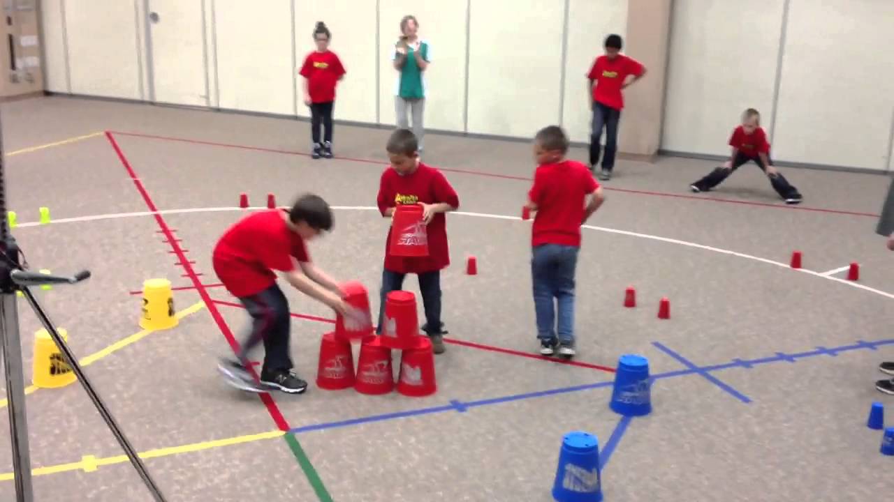 A Sneak Peek at an Awana Sport Stacking Game