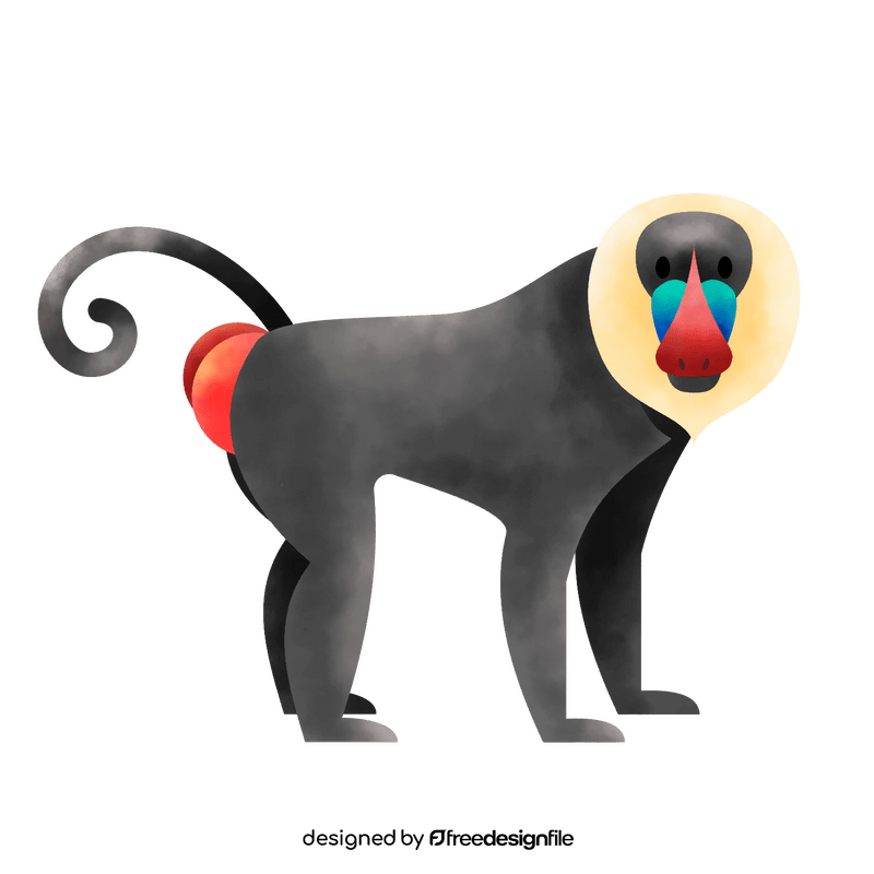 Baboon clipart free download