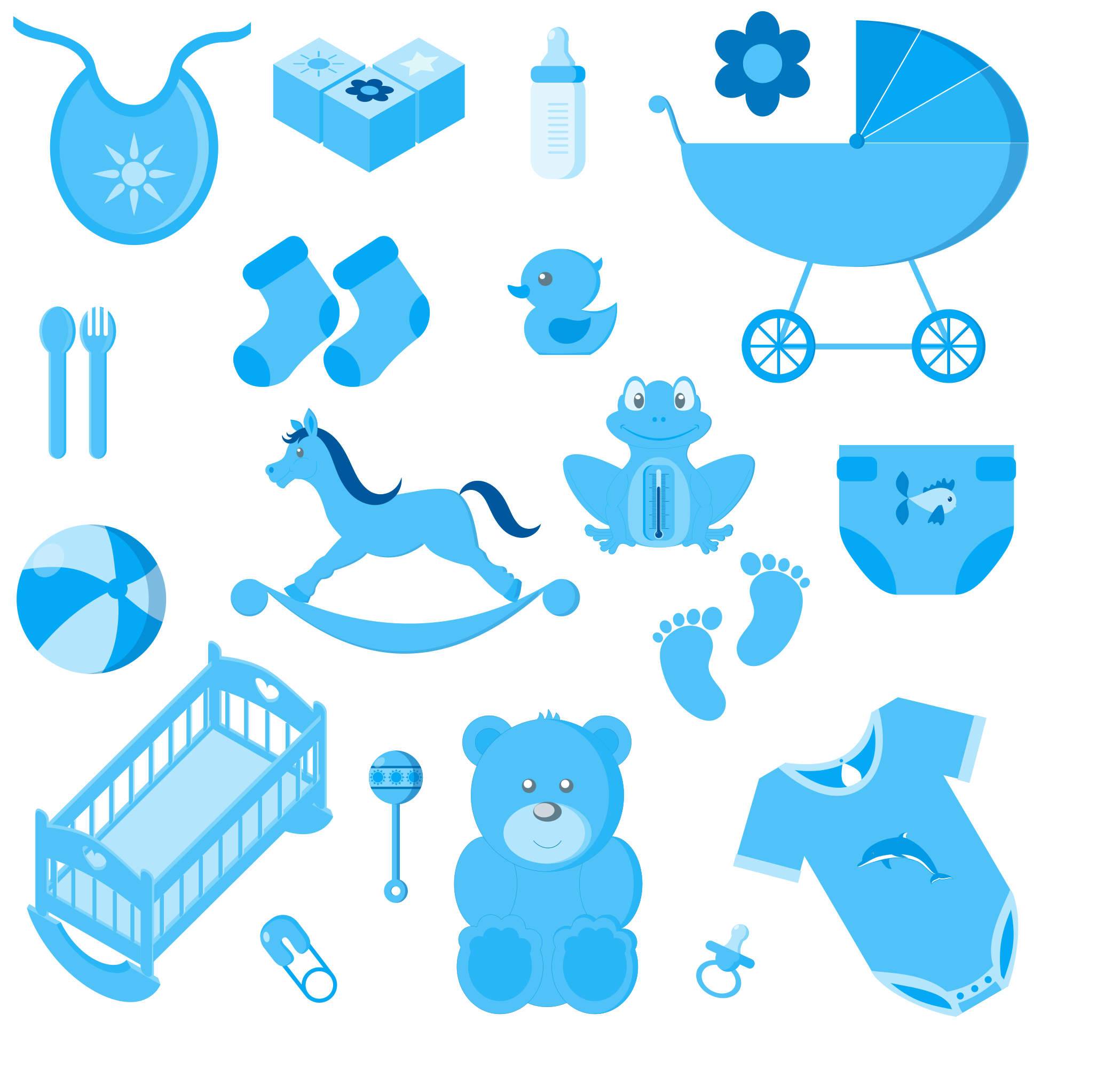 baby accessories cliparts