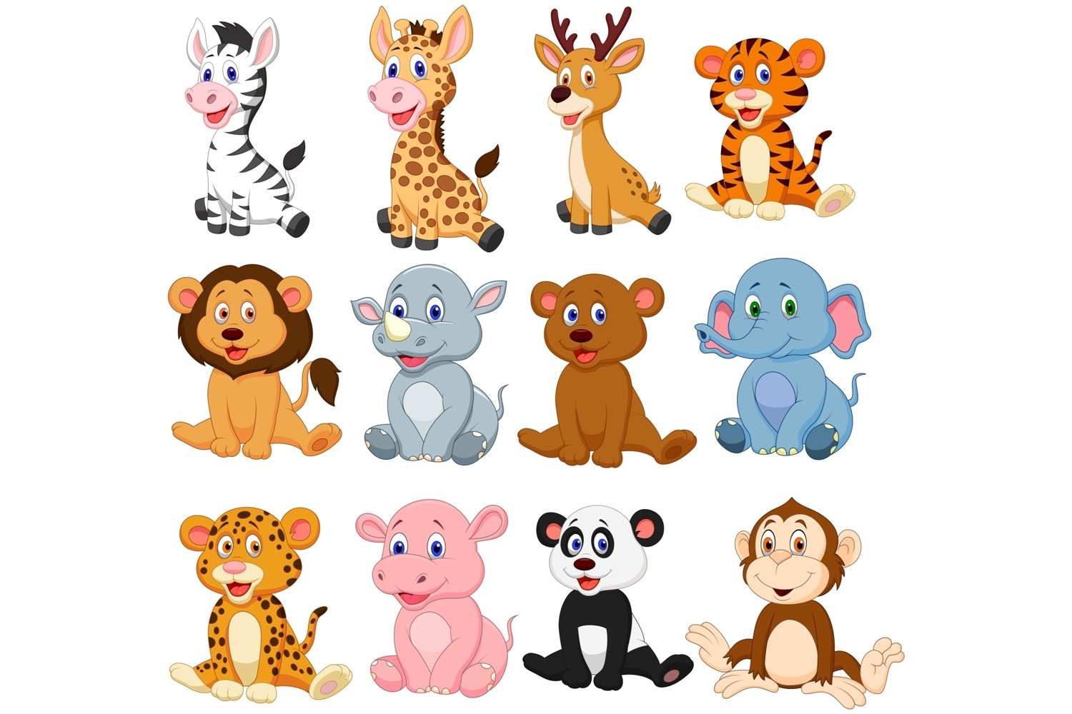 baby animals cartoon pictures