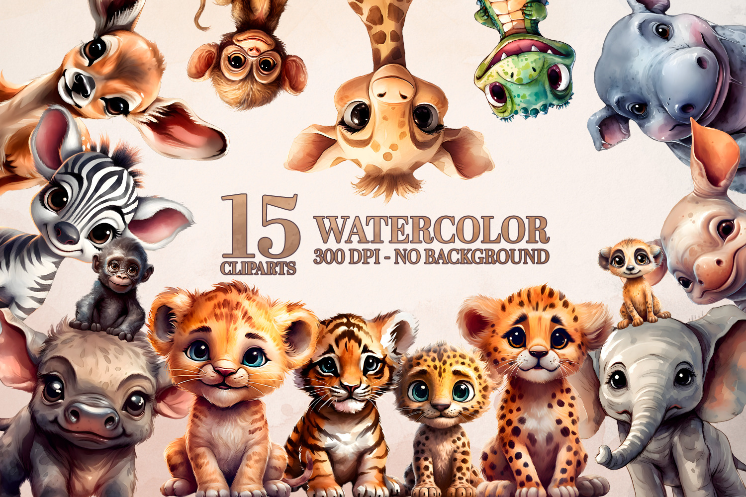 baby animals clipart