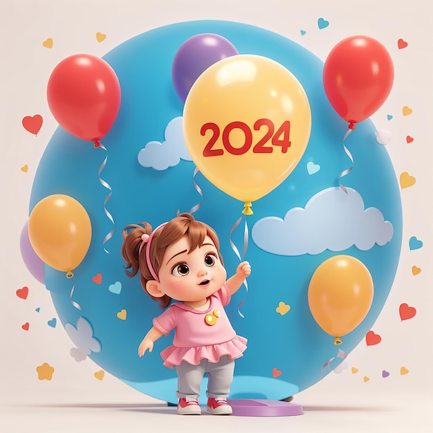 baby balloons cliparts 2024