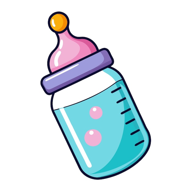 baby bottles clipart