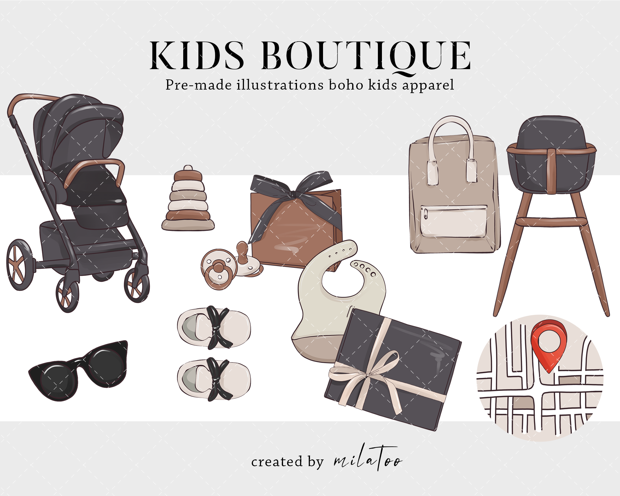baby boutique cliparts