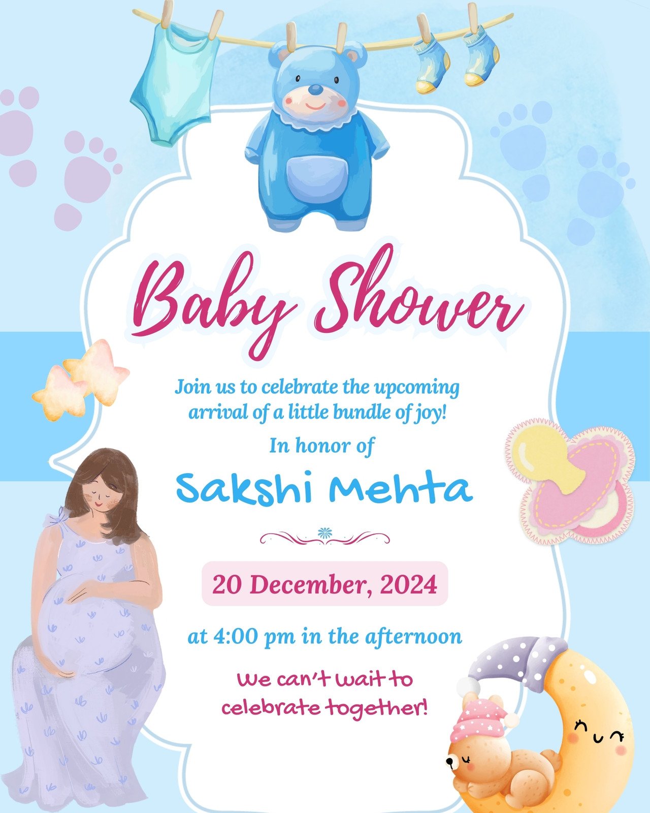 baby boy shower clipart 2024