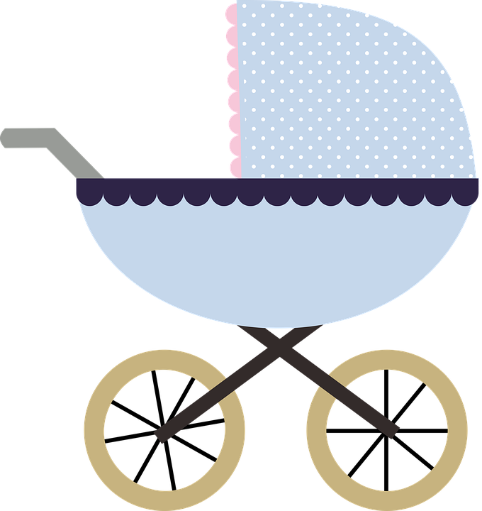 Baby Buggy Blau Clip - Kostenloses Bild auf Pixabay