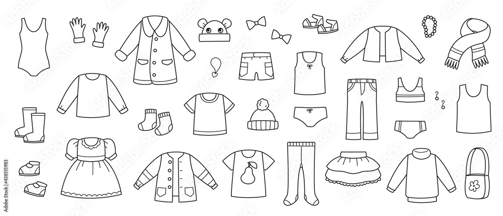 baby clothes clipart
