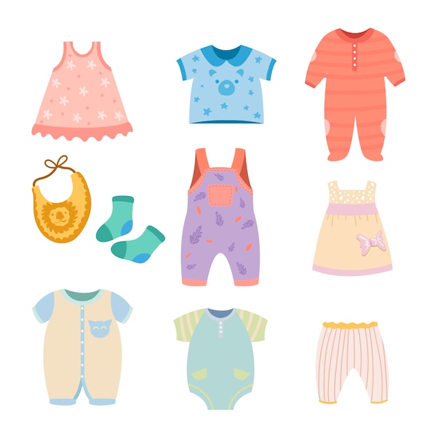 baby clothes clipart