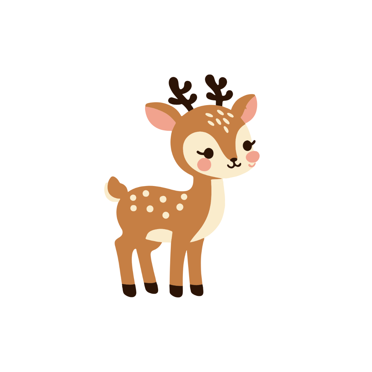 baby deer clipart 2024