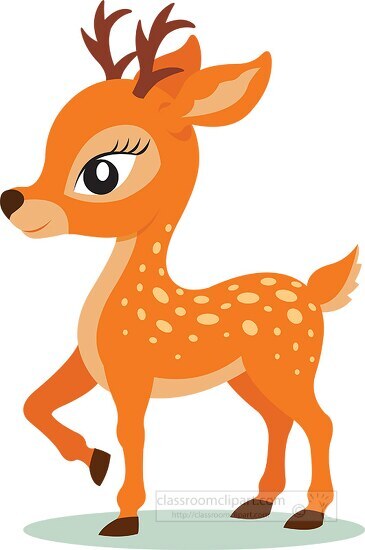 baby deer clipart