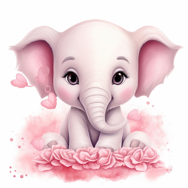 baby elephant clipart