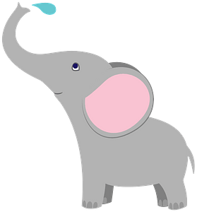 baby elephant cliparts