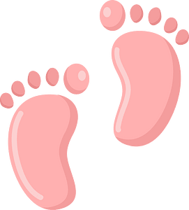 baby feet clip art
