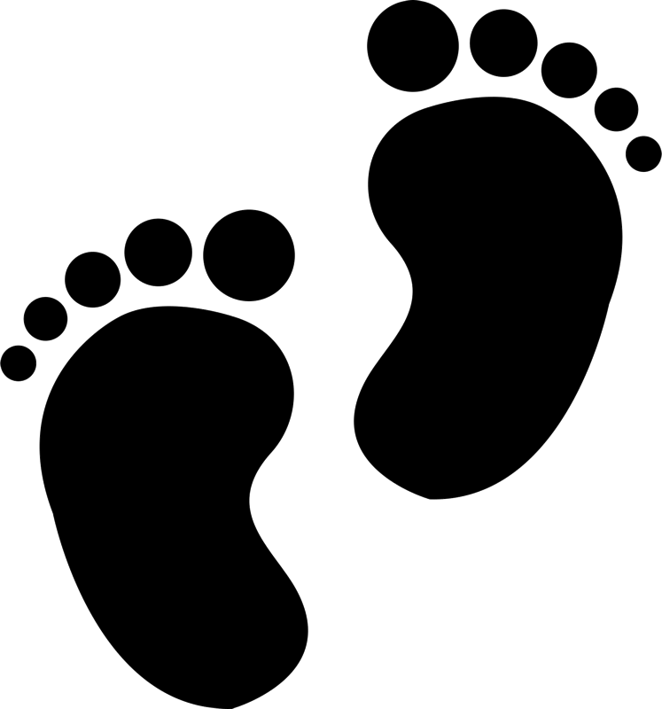 baby feet clipart