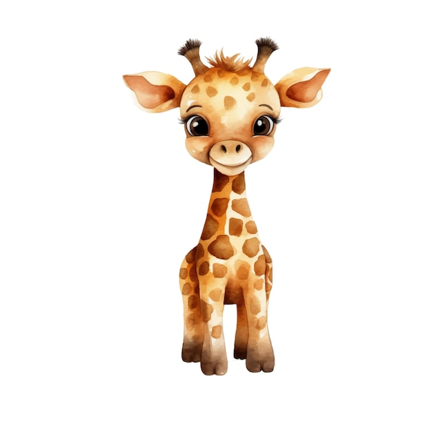 baby giraffe clipart