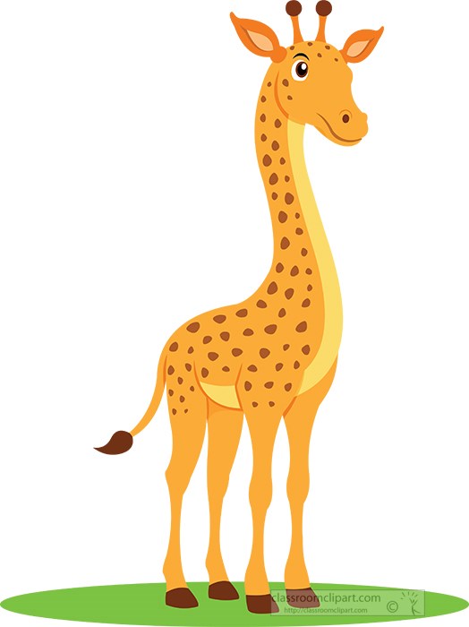 baby giraffe clipart