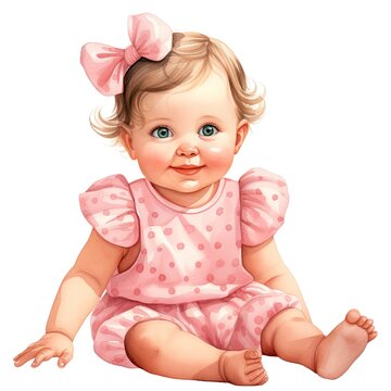 baby girl clip art