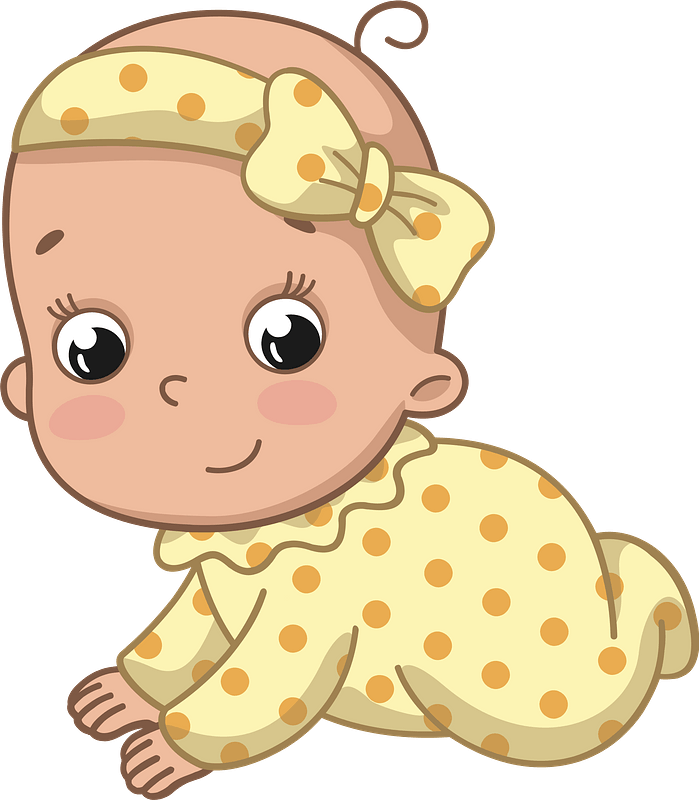 baby girl clipart