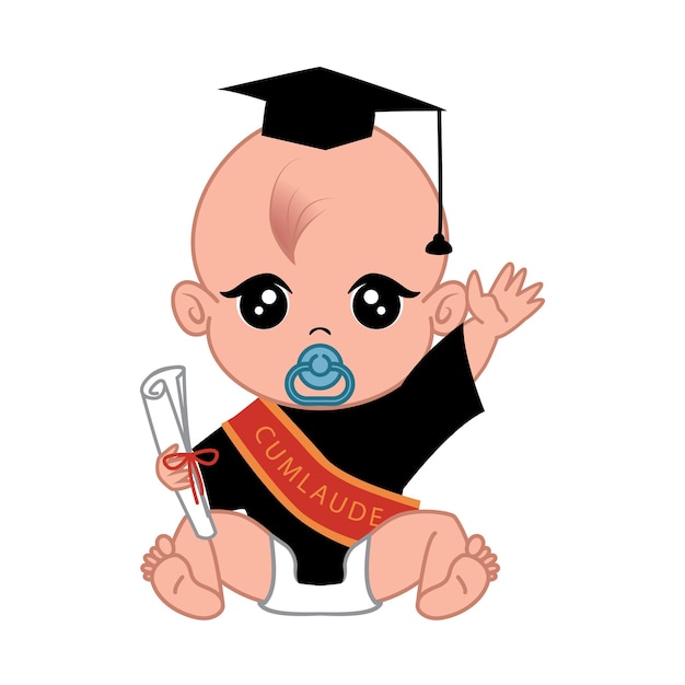 baby graduation cliparts