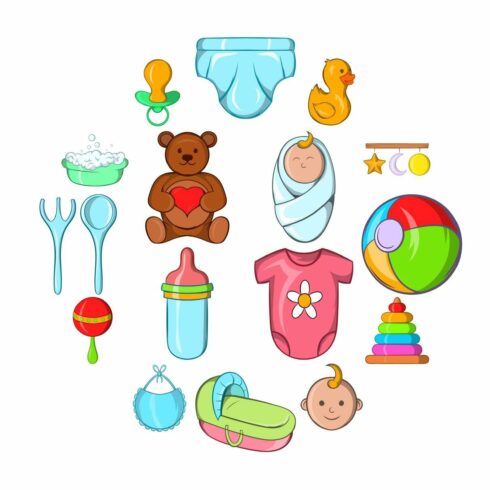 baby icons cliparts 2024