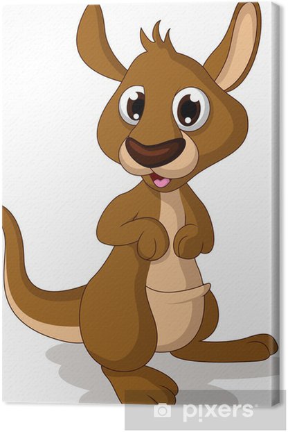 baby kangaroo cartoon