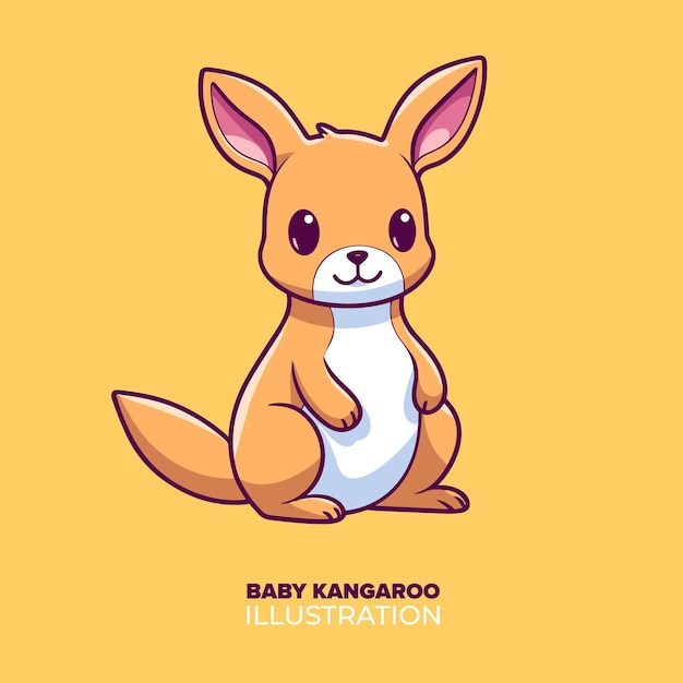 baby kangaroo cartoon