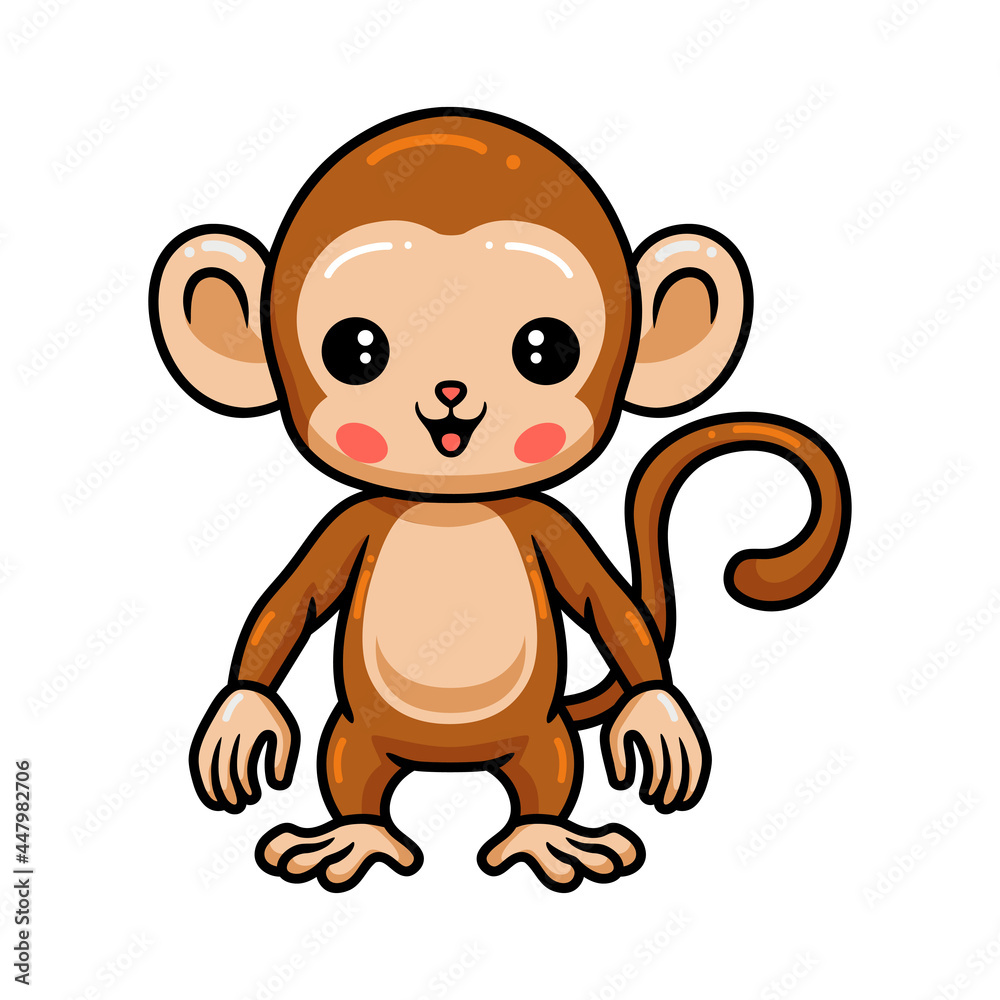 baby monkey cartoon