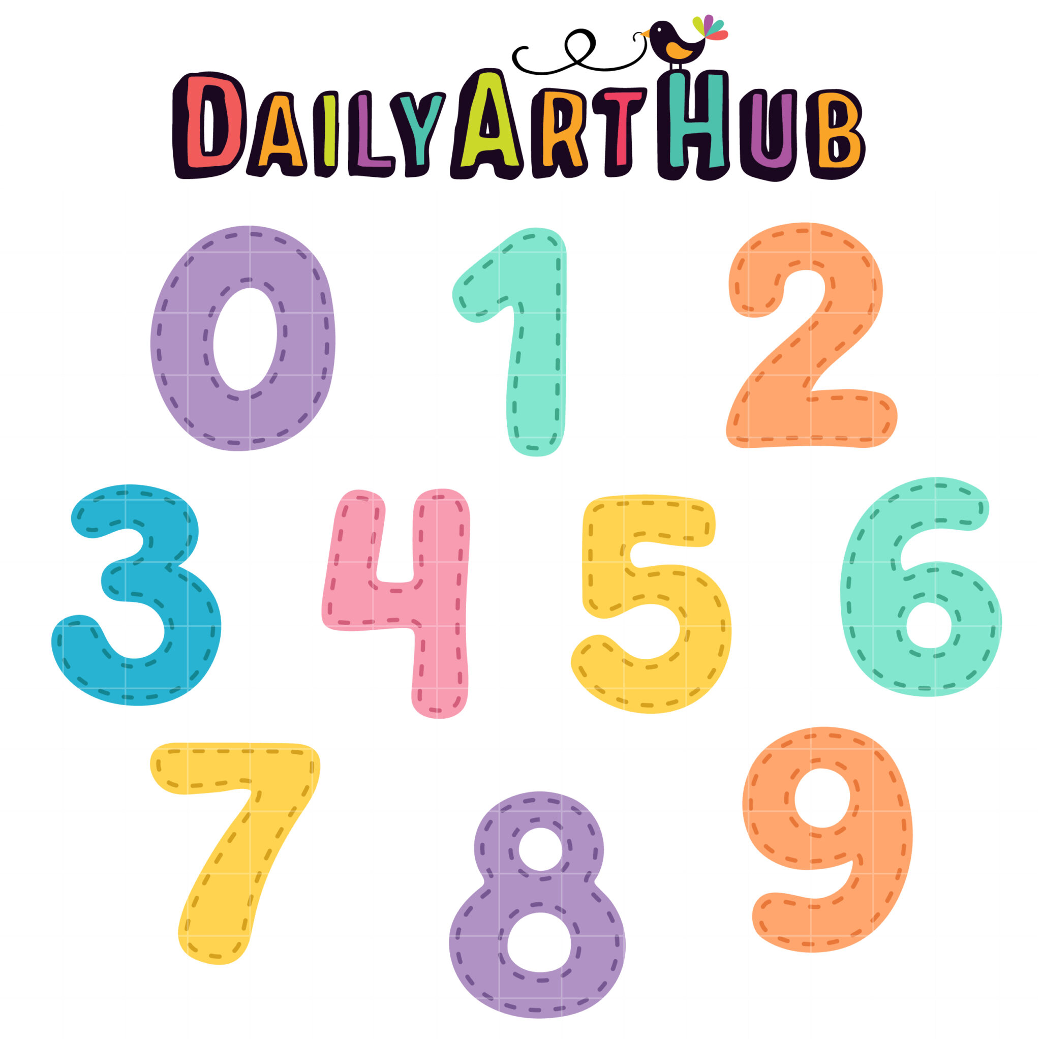 baby number cliparts