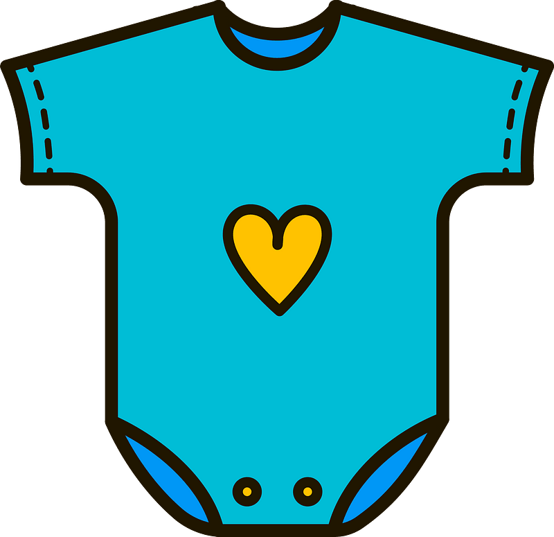 baby onsies clipart