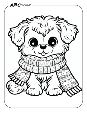 baby puppy coloring pages