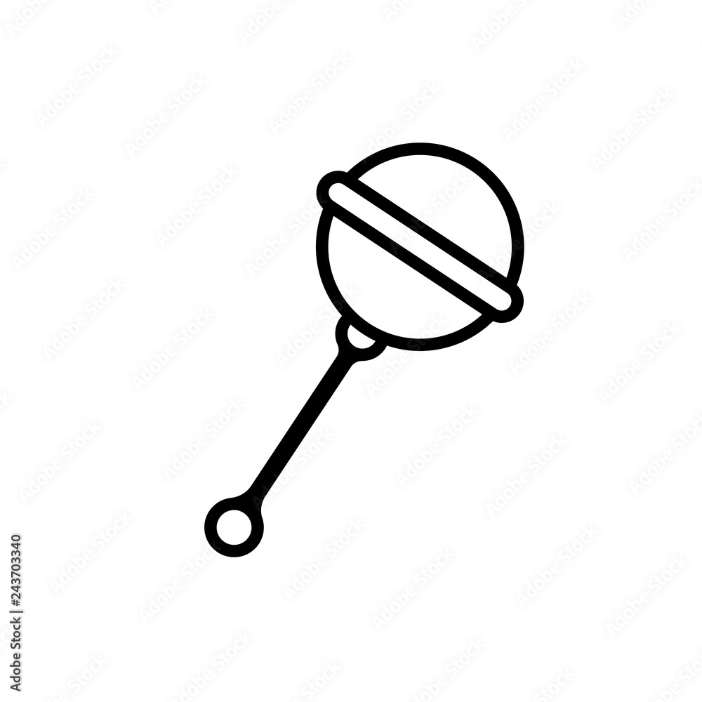 baby rattle clipart
