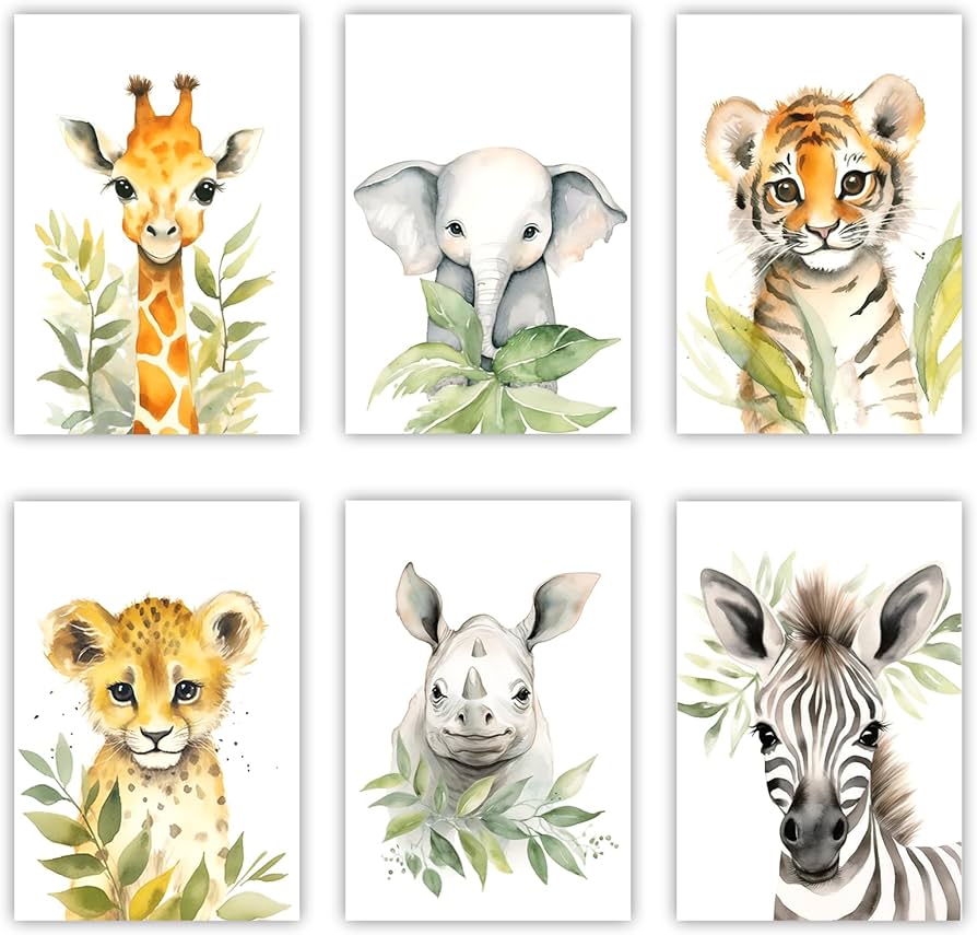 baby safari animals