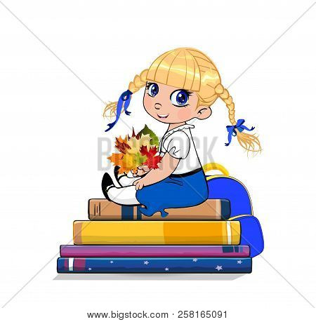 Cartoon School Baby Vector &amp; Photo (Free Trial) | Bigstock