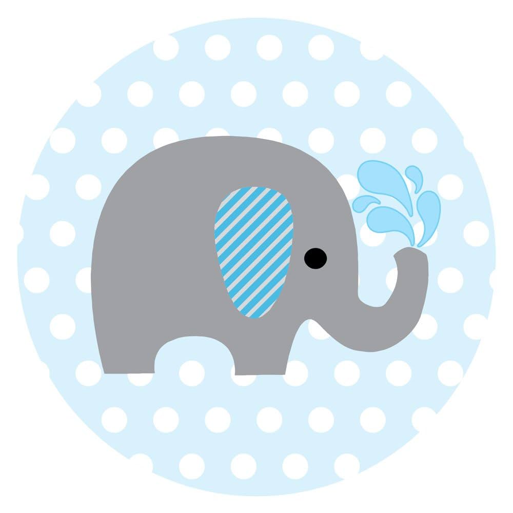 baby shower elephant clipart boy