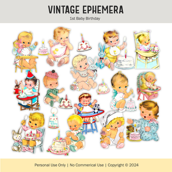 baby vintage cliparts 2024