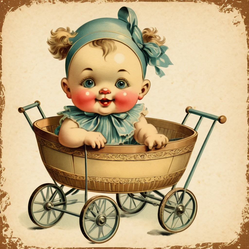 baby vintage cliparts 2024