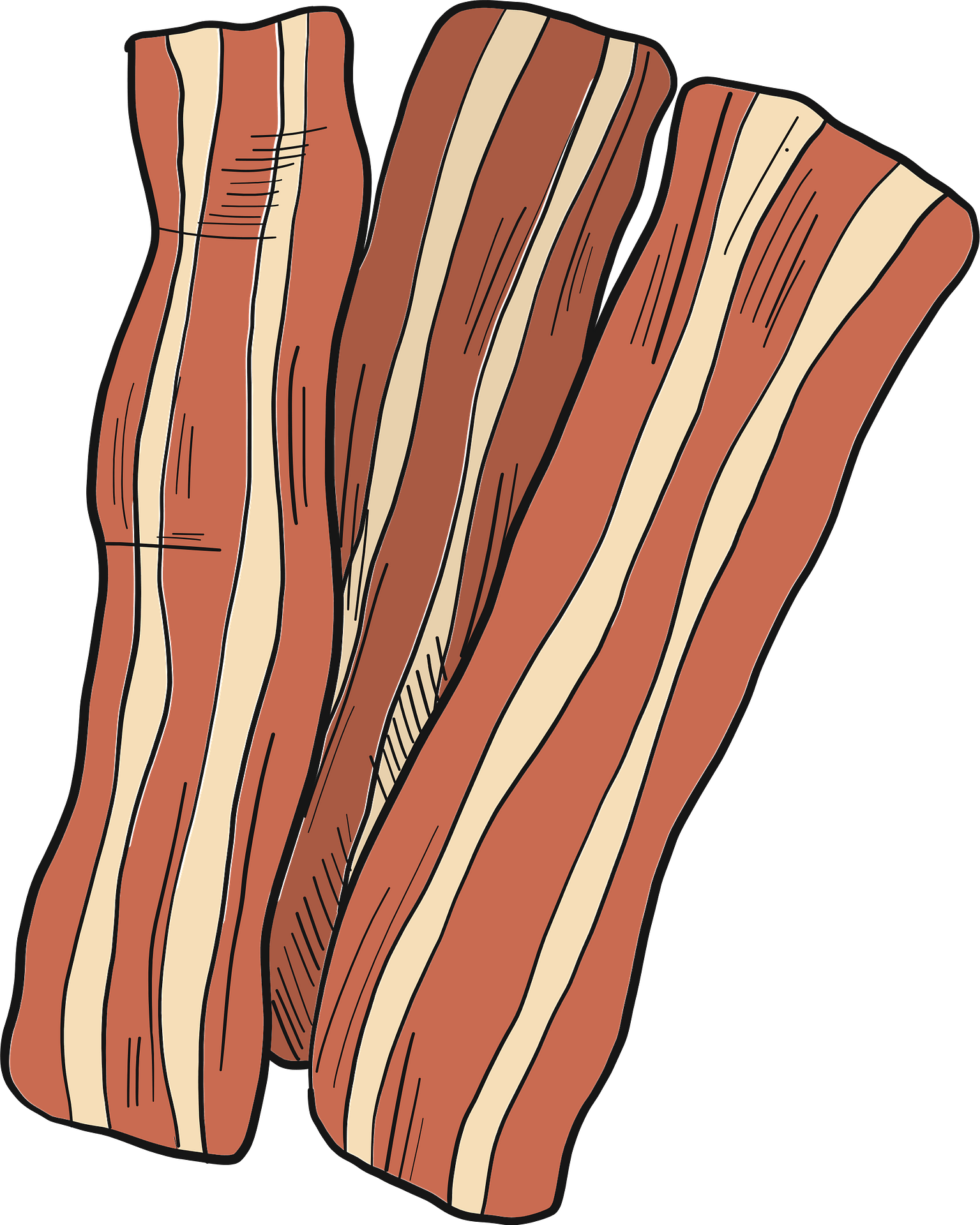 bacon slice cliparts