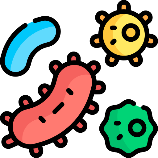 Bacteria - Free education icons