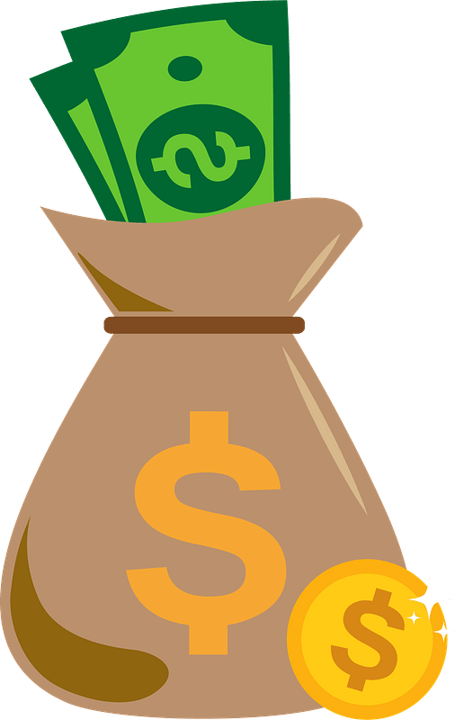 bag of money clipart