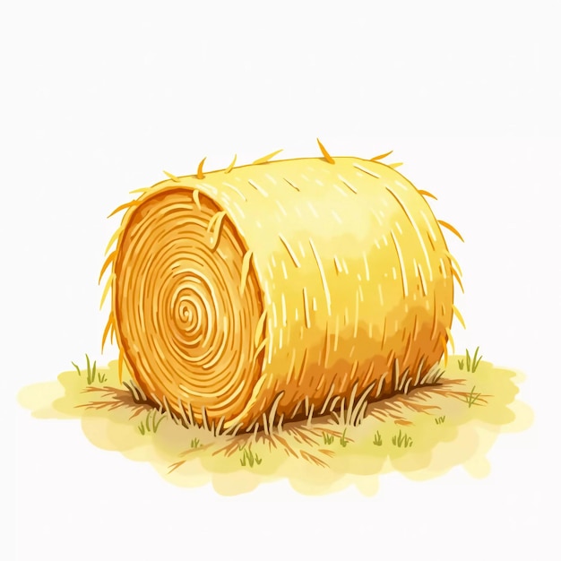 baling hay cliparts