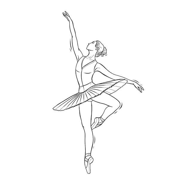 ballerina zeichnung